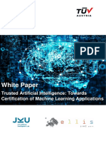 White Paper: Trusted Artificial Intelligence: Towards Certification of Machine Learning Applications