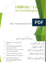 Q.S Al Kafirun Siti Nurokhmah