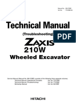 Hitachi Zaxis 210w Technical Manual