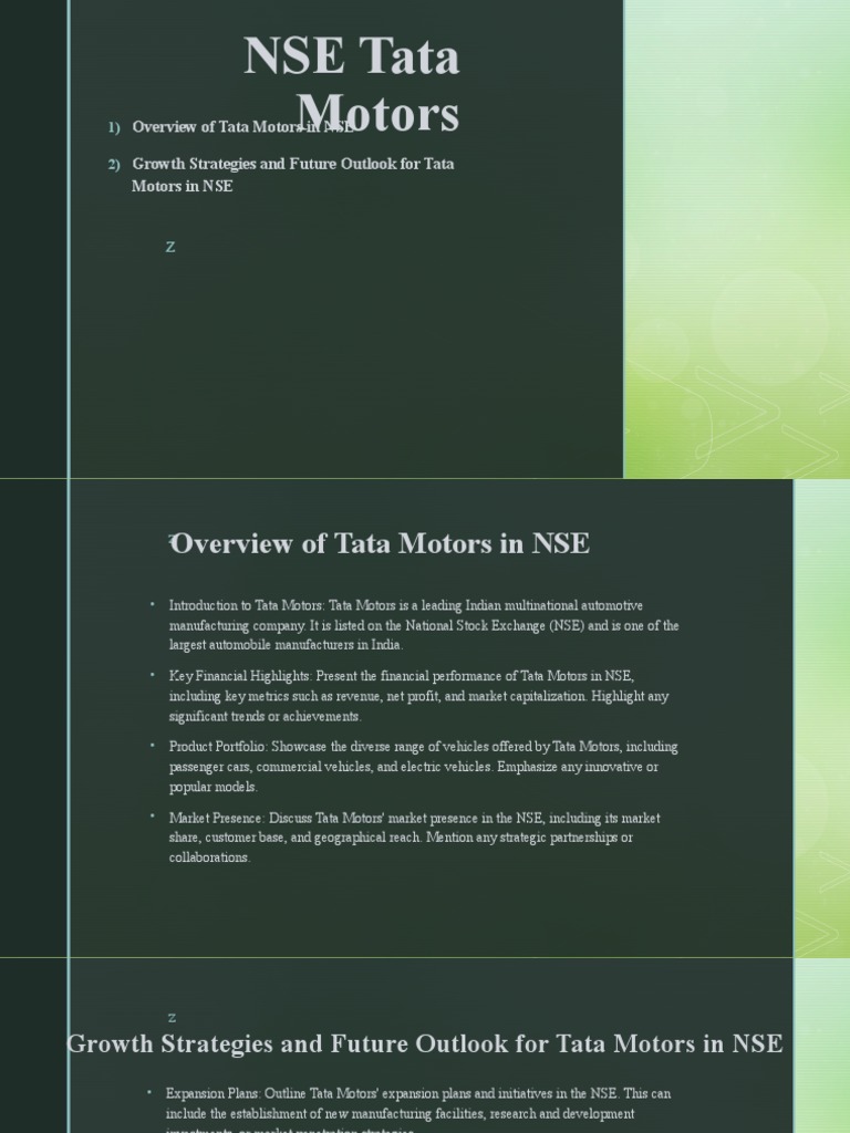 NSE Tata Motors | PDF