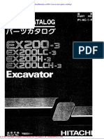 Hitachi Ex200 3 Excavator Parts Catalog