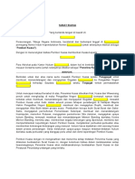 Format Surat Kuasa Gugatan (Penggugat)