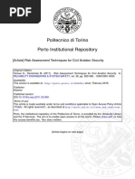 Politecnico Di Torino Porto Institutional Repository: (Article) Risk Assessment Techniques For Civil Aviation Security