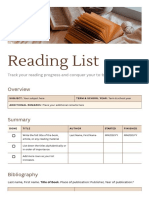 Reading List Doc in Beige Brown Classic Professional Style