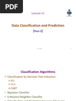 Data Classification and Prediction : Lecture-11