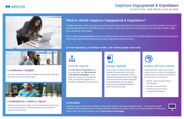 Neue Mercer Employee Experience – DQUSC
