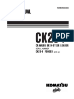 Komatsu Skid Steer Loaders Ck20 1 Shop Manual