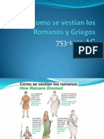 Como Se Vestian Los Romanos y Griegos