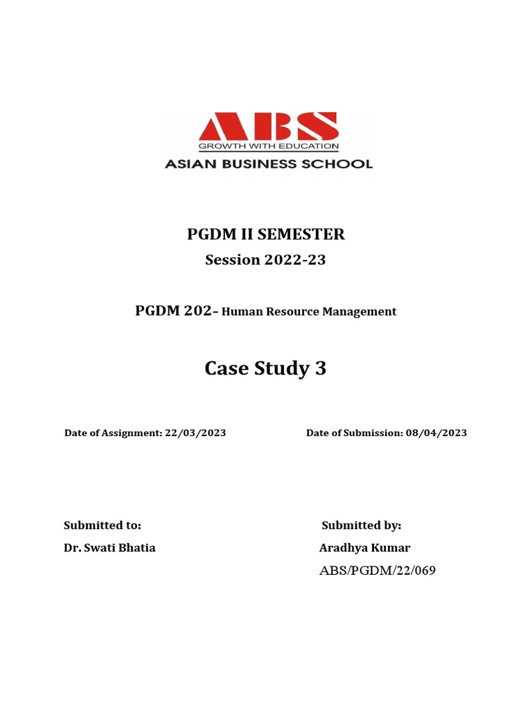 HR Management Case Study on Training Strategies | PDF | Human Resource ...