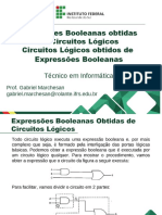 Aula 9.2-Slides Expressões Booleanas Circuitos Lógicos-Compactado