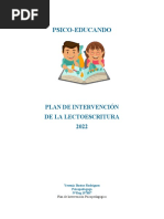 Plan Intervención Silabicos y No Lectores