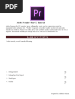 Premiere Pro Tutorial