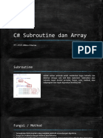 Day4 Subroutine Array