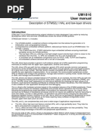 Hal and Low Layer Drivers Stmicroelectronics