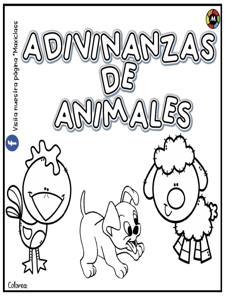 Adivinanzas de Animales para Colorear | PDF