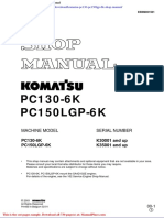 Komatsu Pc130 Pc150lgp 6k Shop Manual