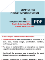 Chapter 5 Project Implementation