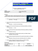 Institutional Assessment Instrument