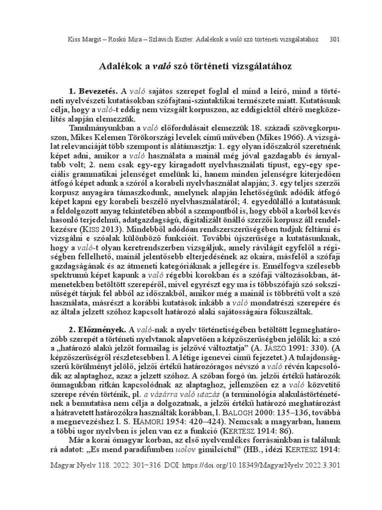 Valo Szo Tort | PDF