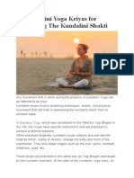 10 Kundalini Yoga Kriyas For Awakening The Kundalini Shakti