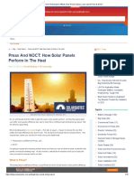 How Temperature Affects Solar Panel Outout. Learn About Pmax & NOCT