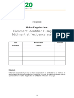 Fiche Application Usage Batiment RE2020