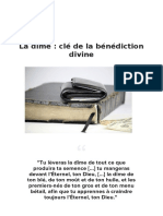 La Dime Cle de La Benediction Divine