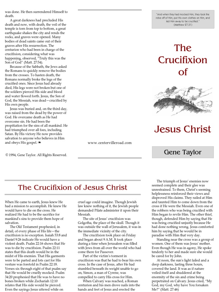 Crucifixion of Christ | Download Free PDF | Crucifixion Of Jesus | Jesus