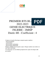 Premier Bts Blanc Génie Électrique 2misp 2022-2023