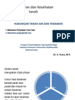 III. Hubungan Tanah, Air Dan Tanaman