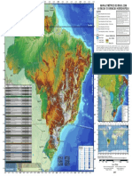 Mapa Sub Bacias Brasil Altimetria Policonico