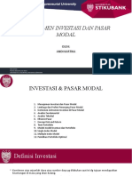 Investasi Dan Pasar Modal