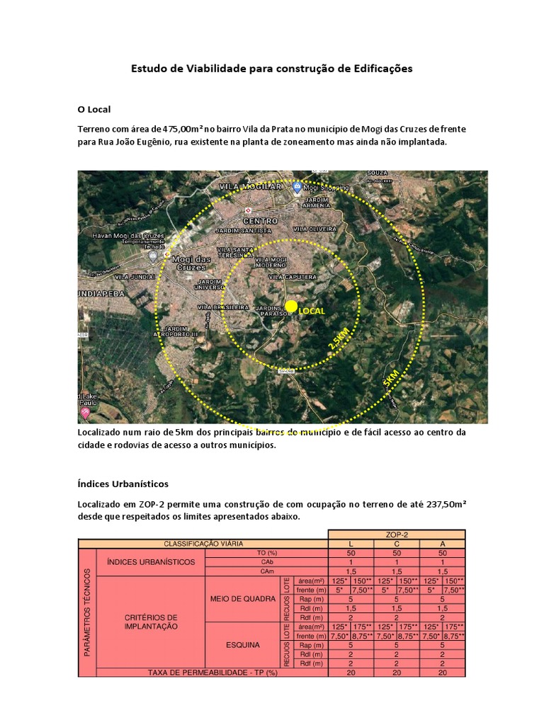 Estudo de Viabilidade para Construção de Edificações | PDF