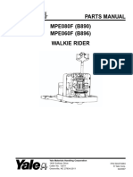 Parts Manual MPE080F (B890) MPE060F (B896) Walkie Rider: Yale Materials Handling Corporation