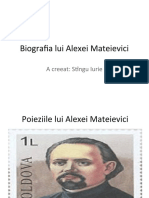 Bibliografia Lui Alexei Mateevici