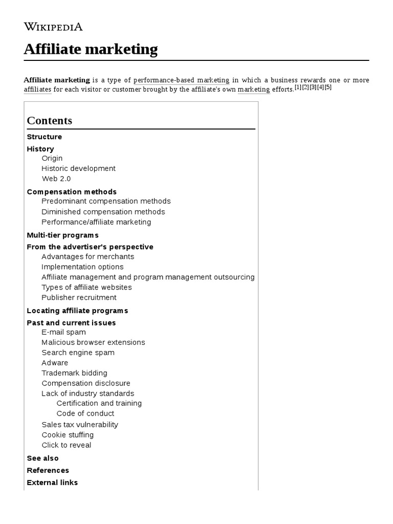 Affiliate Marketing Pdf Affiliate Marketing Advertising