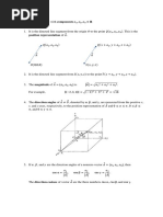 2 Vectors in R 3 Summary