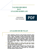 Analisis Regresi Dan Korelasi