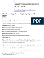 Pharmacology For Nurses A Pathophysiologic Approach Adams 4th Edition Test Bank