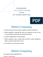 Mobile Computing Introduction (INT)