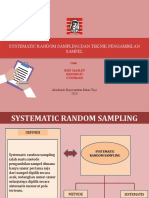 Systematic Random Sampling Dan Teknik Pengambilan Sampel: Oleh: Emy Maslin Ernawati Gusnidar