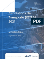 Estadísticas de Transporte (ESTRA 2021)