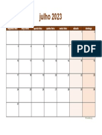 Calendario Julho 2023 06