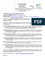 Ensino Fundamental Anos Finais 7 Ano Geografia 002 Dominio Morfoclimatico Brasil Gabarito