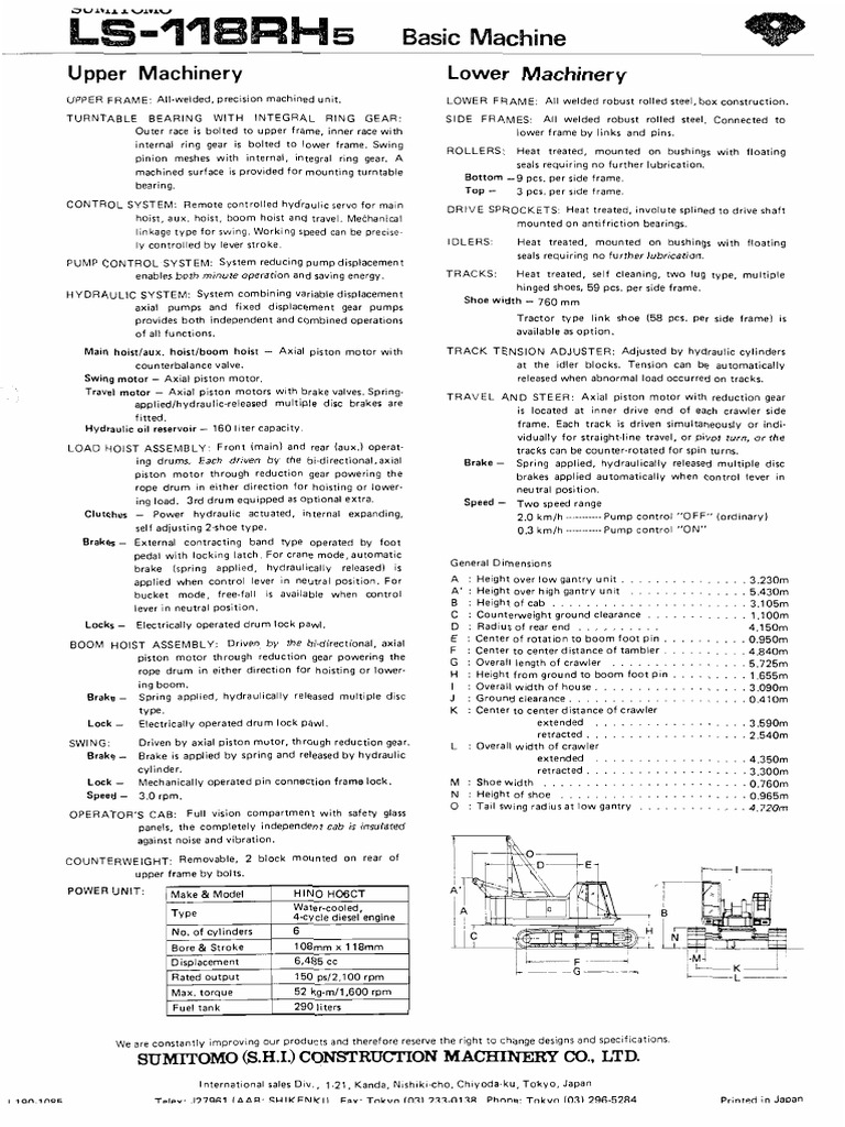 load-rating-sumitomo-ls-118-rh-50t-pdf