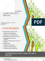 ADMINISTRACION COMO TÉCNICA SOCIAL - Andrea