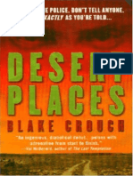 Desert Places A Novel of Terror