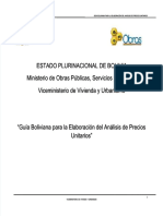 Guia Boliviana de Precios Unitarios