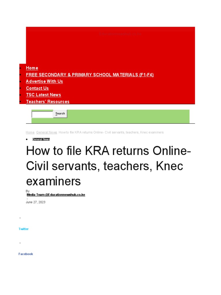 Tax Return Filling Procedure PDF Payments Taxes
