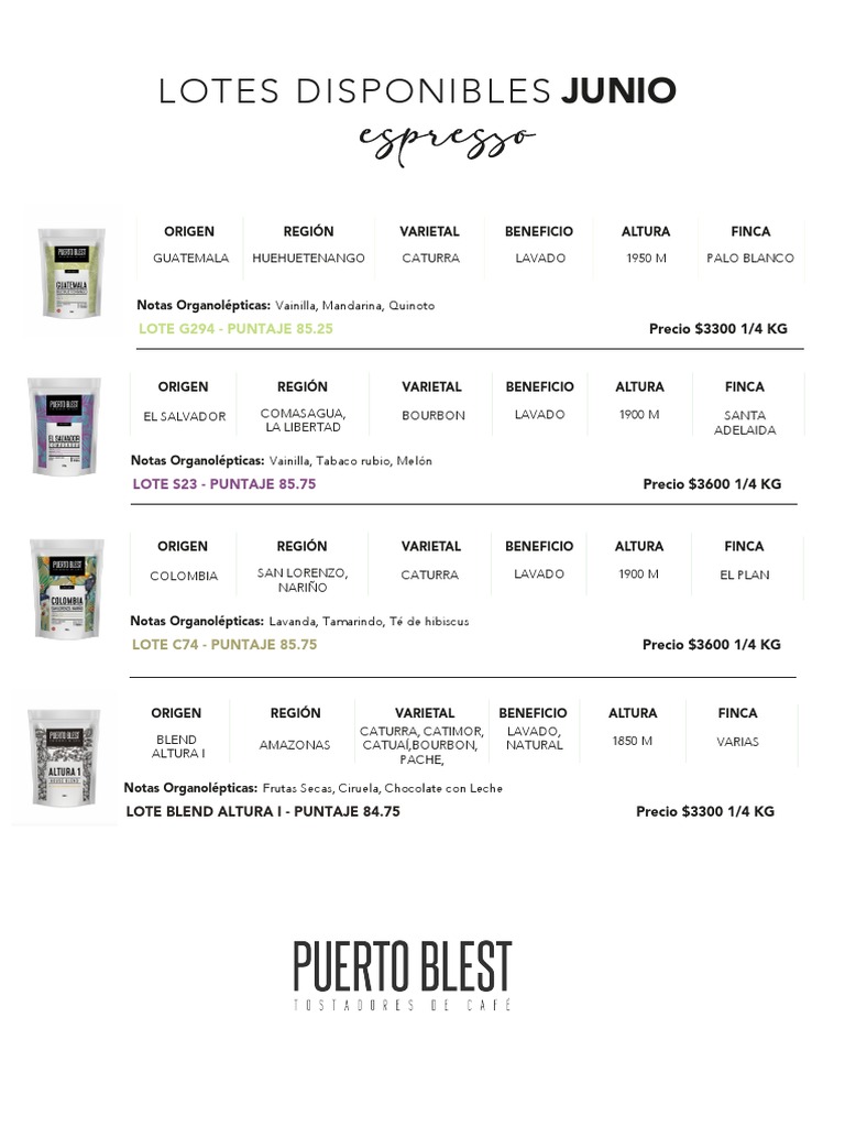 Lista de Precios JUNIO PB Cuartos Salón PDF Cocina vegana Alimentos